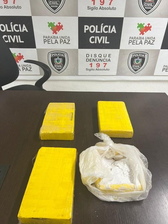 TRÁFICO: Polícia Civil prende mulher responsável por armazenar cocaína para organização criminosa em Bayeux
