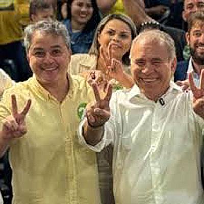 Chapa bolsonarista: Michelle Bolsonaro confirma Efraim para o Governo e Queiroga para o Senado