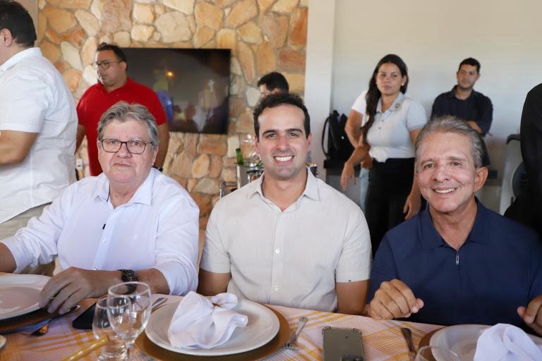 MENU DE 2026: almoço entre João, Lucas e Nabor alimenta especulações da chapa governista