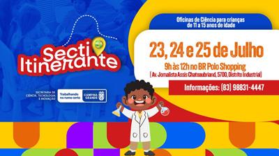 Prefeitura leva Ciência e Tecnologia para o Complexo Aluízio Campos com o projeto “SECTI Itinerante”