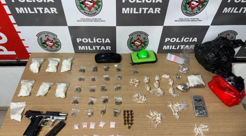 Polícia Militar desarticula esquema de tráfico que funcionava em um barraco na Capital