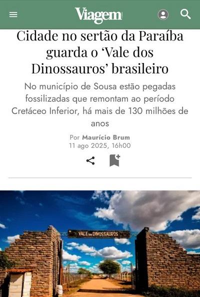 Sousa ganha destaque na mídia nacional como o 