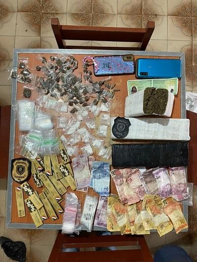 EM LAGOA SECA: Polícia Civil prende mulher em flagrante por tráfico de drogas