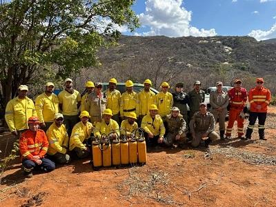 Força-tarefa finaliza combate a incêndio na Serra do Cruzeiro e no Parque Nacional da Serra do Teixeira