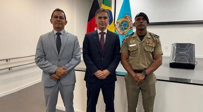 Integração: Comando da PM prestigia posse do novo superintendente da Polícia Federal na Paraíba