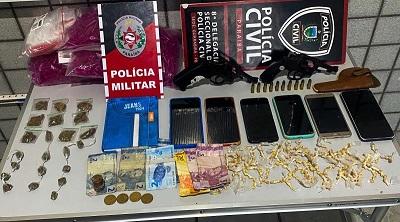 NO BREJO: Operação conjunta desarticula tráfico de drogas em Duas Estradas