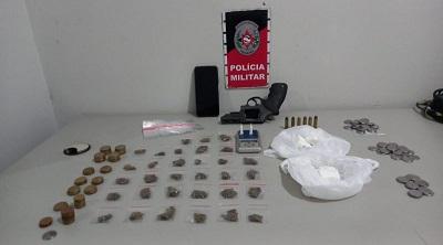 Polícia Militar apreende arma durante incursão em bairro da cidade de Santa Rita