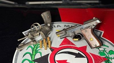 Polícia Militar frustra criminosos, prende tornozelados e apreende três armas em Cabedelo