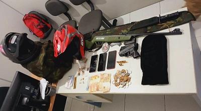 Polícia Militar frustra grupo de criminoso que realizava assaltos na cidade de Fagundes