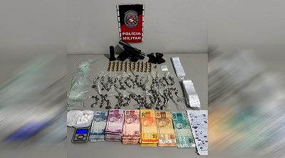 Polícia Militar prende suspeito por tráfico de drogas durante operação em Santa Rita
