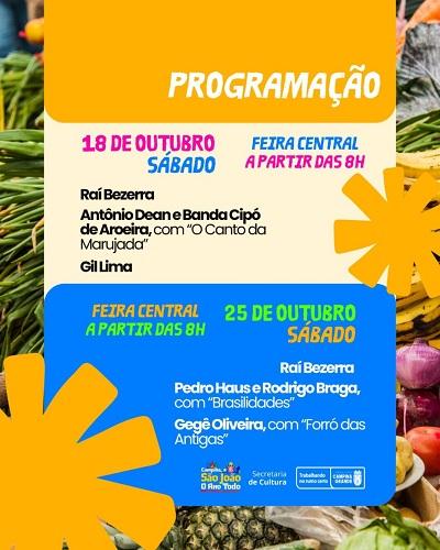 “Campina, São João o Ano Todo” segue movimentando a Feira Central com música e cultura popular