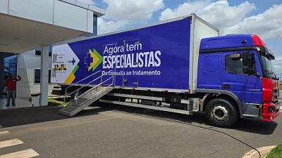 Carreta do Programa Agora Tem Especialistas chega a Campina Grande para ampliar atendimento à saúde da mulher