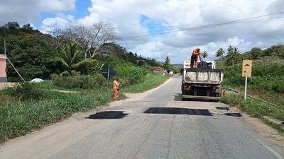 DER inicia plano de recuperação de rodovias após período chuvoso