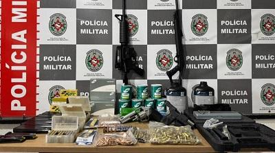 Mulher denuncia violência doméstica e PM prende marido com arsenal em João Pessoa