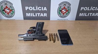 Polícia Militar prende criminosos, apreende arma de fogo e drogas em JP