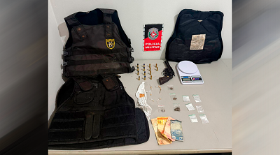 Polícia Militar prende suspeito por tráfico de drogas na cidade de Santa Rita