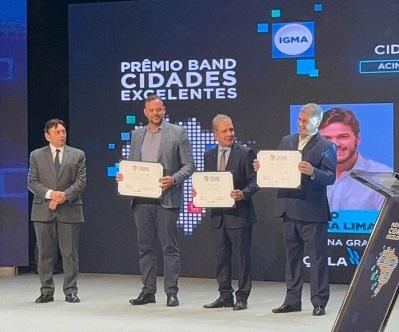 Campina Grande desponta como principal destaque do Prêmio Band Cidades Excelentes 2025