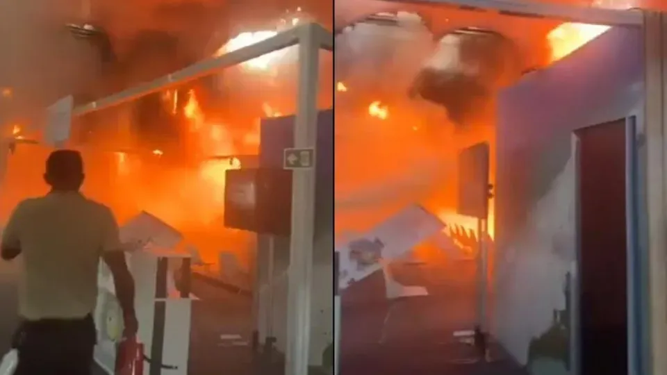 Incêndio atinge pavilhão da COP30 em Belém e área é evacuada sem feridos