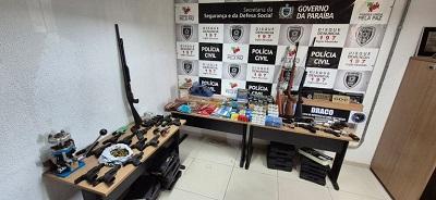DESARME: Polícia Civil desarticula comércio irregular de munições e acesso de ‘faccionados’ a clube de tiro em João Pessoa