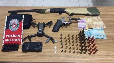 Polícia Militar apreende jovem por tráfico de drogas na cidade de Pombal