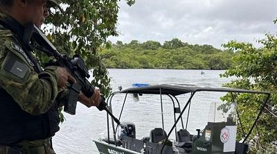 Polícia Militar combate tráfico às margens do Rio Paraíba durante reforço do policiamento náutico