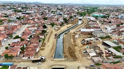 Obras do Canal de Bodocongó entram na fase final e ultrapassam 80% de execução