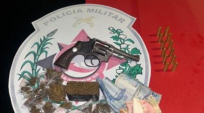 Polícia Militar apreende arma e drogas com adolescente na cidade de Cabedelo