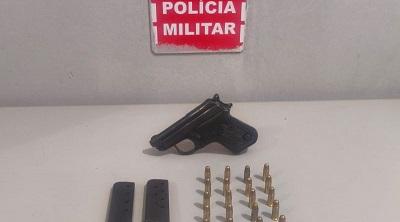 Polícia Militar apreende mais uma arma durante reforço da segurança em Santa Rita