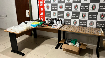 Polícia Militar desarticula ponto de tráfico de drogas na Capital