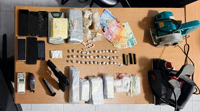 Polícia Militar prende dois suspeitos por tráfico de drogas e apreendem uma arma de fogo em Campina Grande