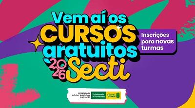 SECTI lança 500 vagas para cursos gratuitos na área de tecnologia em Campina Grande