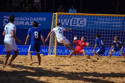 Paraíba World Beach Games: Japão vence EUA na abertura da Copa das Nações de Beach Soccer