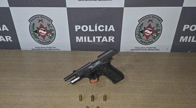 PM apreende mais uma arma de fogo durante reforço na zona sul da Capital