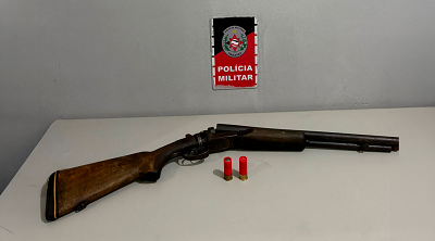 Polícia Militar apreende armas de fogo em ações distintas na região Santa Rita
