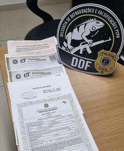 ESTELIONATO: Polícia Civil prende suspeito de vender terrenos com documentos falsos em João Pessoa
