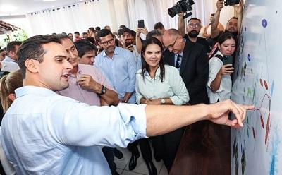 Governador Lucas Ribeiro e ministro Waldez Góes autorizam construção do Lote 3 do Canal Acauã-Araçagi.