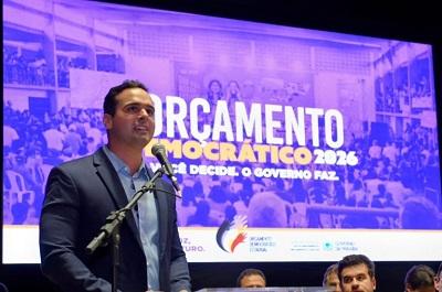 Governador Lucas Ribeiro lança Ciclo 2026 do Orçamento Democrático e destaca importância da participação popular na transformação da Paraíba