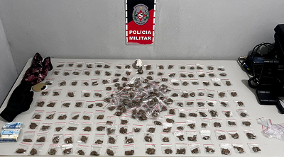 Polícia Militar apreende adolescente por tráfico de drogas em Cruz do Espírito Santo