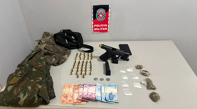 Polícia Militar prende suspeito por tráfico de drogas em Bayeux