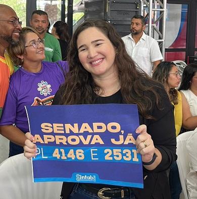 Vereadora Pâmela Vital reforça compromisso com trabalhadores da limpeza urbana e declara apoio ao PL 4146