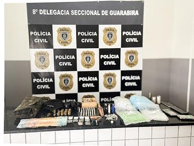 EM ALAGOA GRANDE: Polícia Civil cumpre mandado de busca e apreensão e desarticula ponto de tráfico de drogas