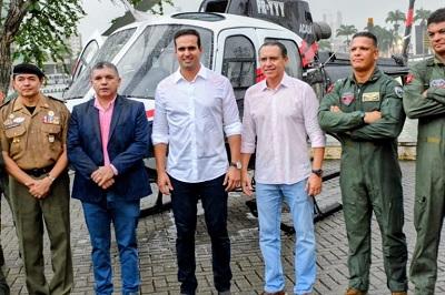 Governador Lucas Ribeiro entrega helicóptero Acauã 3 e reforça Segurança Pública em Campina Grande