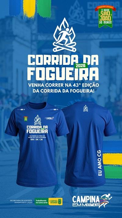 Kits para a Corrida da Fogueira serão entregues na sexta-feira e no sábado; evento acontece no domingo