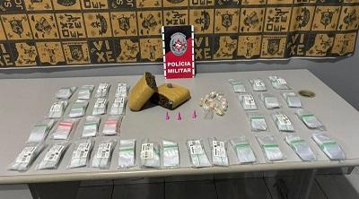 Polícia Militar apreende adolescente com drogas em ação contra o tráfico em Santa Rita