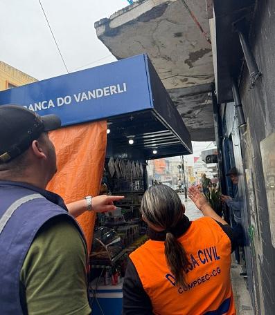 Defesa Civil realiza Operação Marquise e reforça segurança preventiva no Centro de Campina Grande