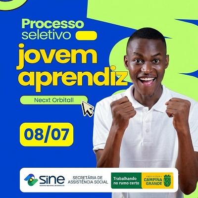 Prefeitura de Campina Grande em parceria com a Necxt Orbitall abre seleção com 100 vagas para Jovem Aprendiz