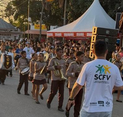 7 de Setembro: Banda Fanfarra da Prefeitura de Campina Grande apresentou desfile com novo figurino e alas especiais
