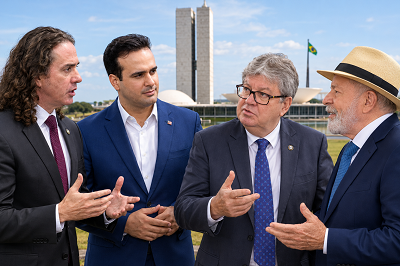 Lucas Ribeiro e senadores eleitos se reúnem com Lula para definir estratégias no 2º turno
